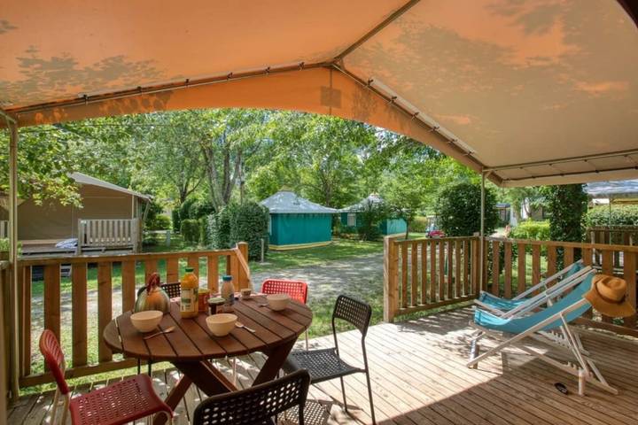 Mobil home pour 5 personnes, avec bassin pour enfant à Groléjac - 3