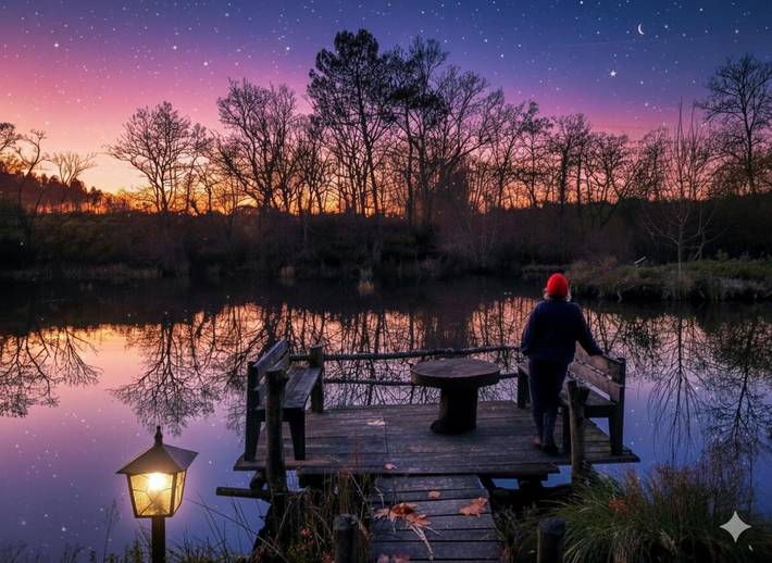 Location de vacances pour 2 personnes, avec vue ainsi que vue sur le lac et jardin à Saint-Justin - 2