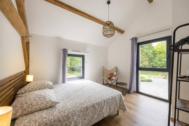 Location de vacances pour 4 personnes, avec Terrasse et Jardin ainsi que Piscine et Vue à Lacquy