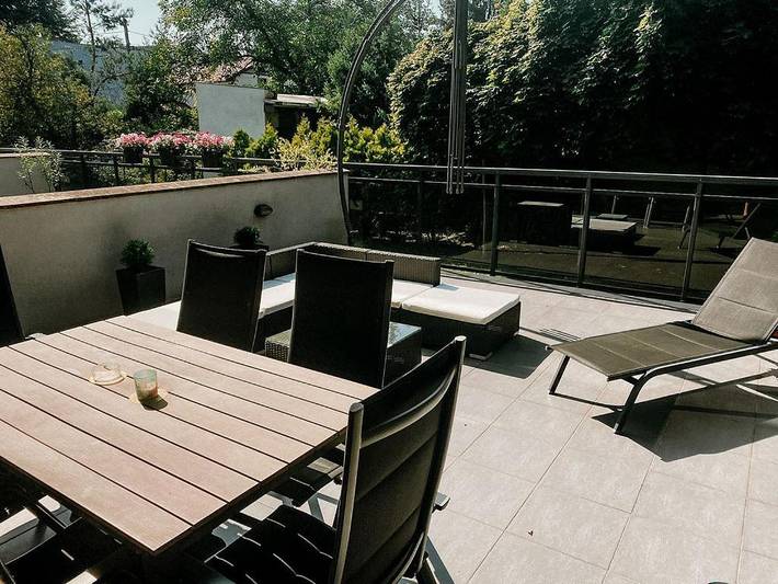 Cały apartament, Two-Bedroom Apartment with Terrace in Rybnik, Śląsk