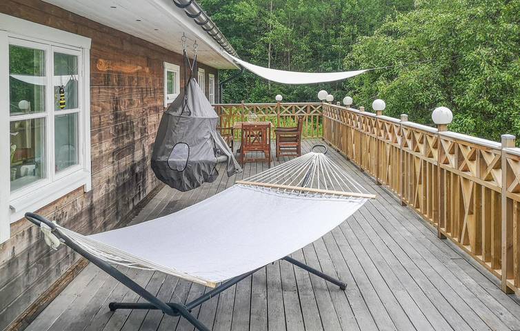 Ferienhaus für 7 Personen, mit Terrasse und Garten in Marks Kommun