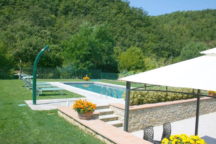 Villa für 4 Personen, mit Terrasse und Garten sowie Pool, mit Haustier in der Toskana - 3