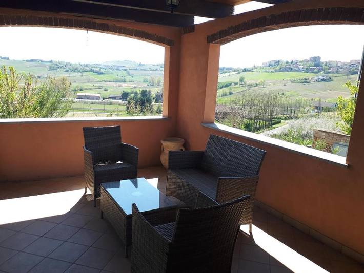 Ferienhaus für 4 Personen, mit Garten und Ausblick