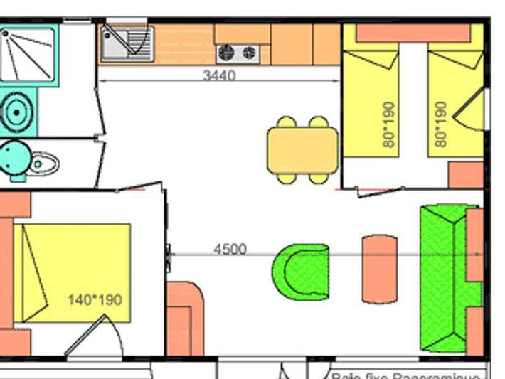 Chalet pour 6 personnes, animaux acceptés dans la Sarthe - 3