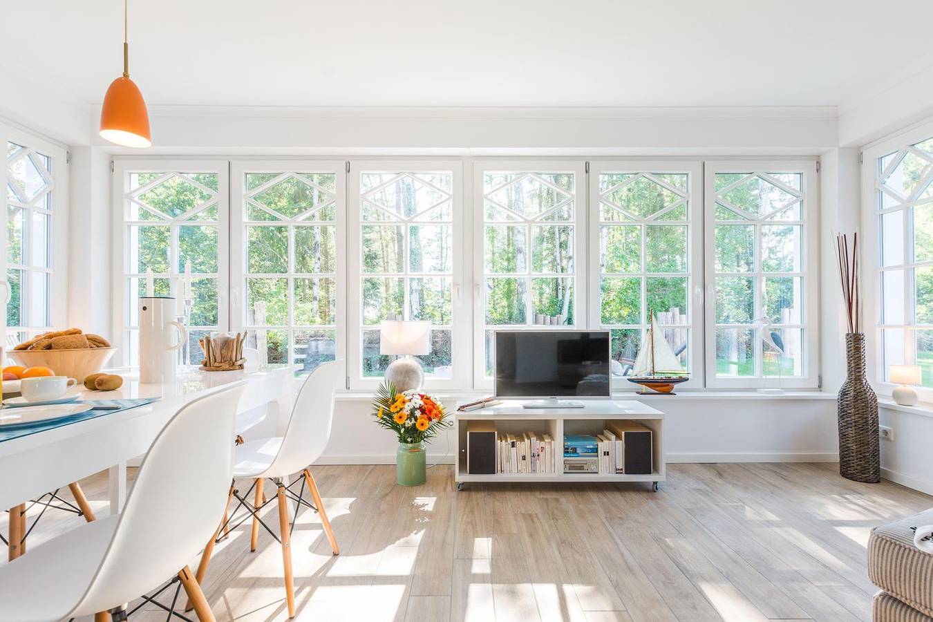 Helle und gemütliche Villa in Bodden-Nähe mit Sauna in Born a. Darß, Born am Darß