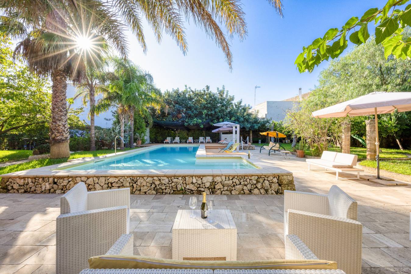 Demeure de charme avec grande piscine et parc in Patù, Golfe de Tarente