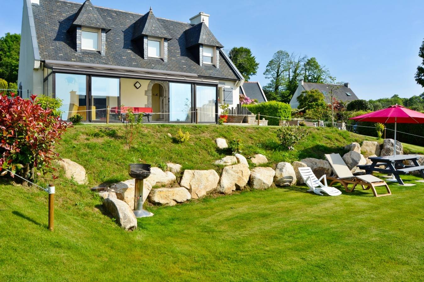 Ganze Wohnung, Charmantes Haus in Plomelin mit Garten in Plomelin, Quimper und Umgebung