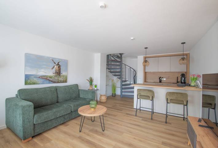 Ferienwohnung für 3 Personen, mit Balkon und Terrasse in Carolinensiel - 2