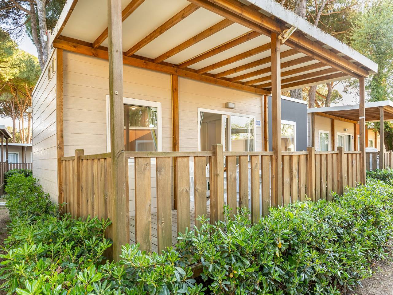 Casa Mobile nell'Adriano Family Camping Village in Punta Marina, Provincia di Ravenna