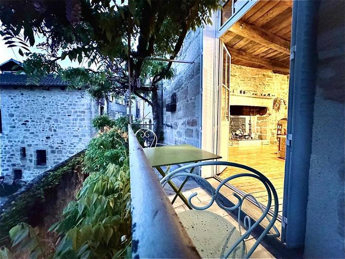Maison d’hôte pour 2 personnes, avec Balcon ainsi que Terrasse et Vue