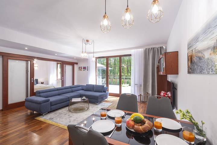 Ferienwohnung für 4 Personen, mit Garten