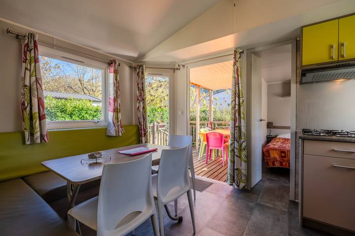Mobil home pour 6 personnes, avec jardin à Roquefeuil - 3