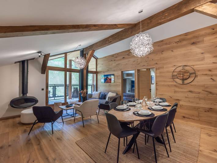 Appartement entier, Superbe penthouse à Courchevel 1650 avec cheminée, 3 chambres in Courchevel 1650 (Moriond), Saint-Bon-Tarentaise