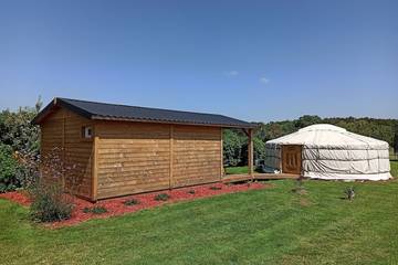 Chalet pour 2 personnes, avec jardin et terrasse dans le Nord-Pas-de-Calais