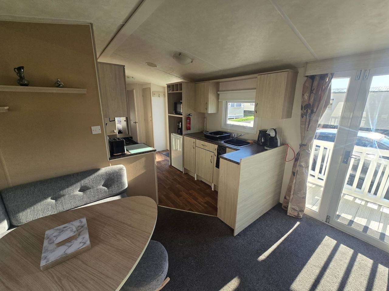 Patricia Caravan Sleeps 6 with Balcony in Rhyl, Denbighshire