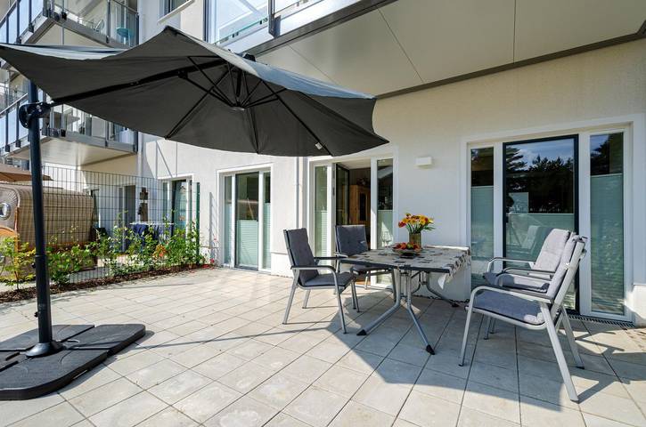 Ferienwohnung für 4 Personen, mit Terrasse in Prora