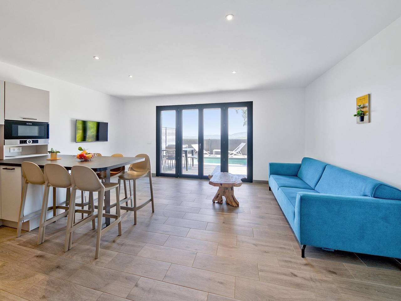 Villa met prive zwembad, Residentie Les Terrasses d'Arsella, Porto-Vecchio in Lecci, Sartène en omgeving