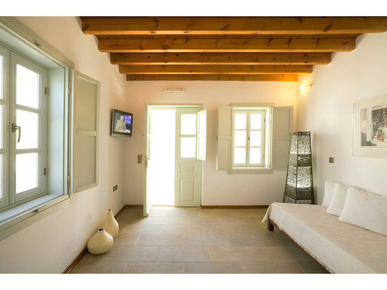 Apartment In A Hotel 'Family Room No 1' with Shared Pool, Wi-Fi and Air Conditioning in Skala (Patmos), Dodecanese