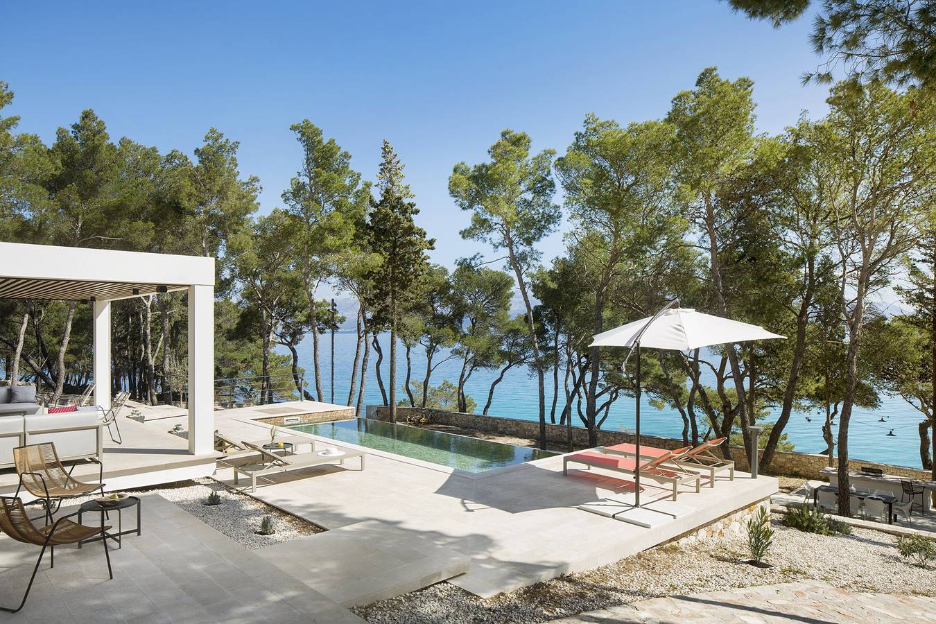Villa voor 8 personen met sauna in Sutivan, Brac