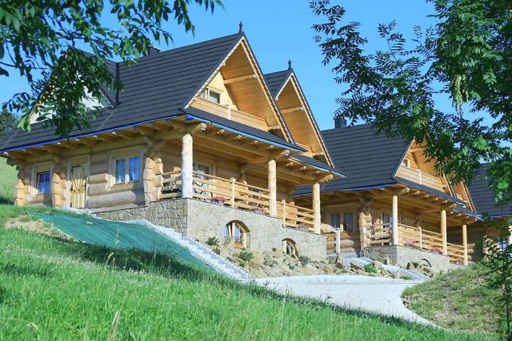Domek letniskowy dla 8 osób, z jacuzzi i balkon oraz ogród w Tatry