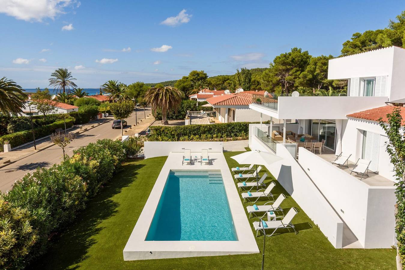 Holiday house with private pool for 8 persons approx. 291 qm in Santo Tomas, Menorca (South coast of Menorca) in Santo Tomas, Es Migjorn Gran