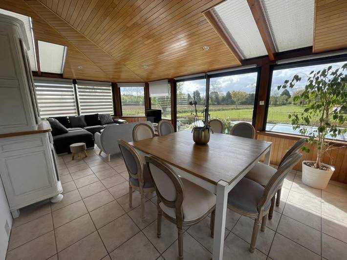 Gîte pour 8 personnes, avec piscine ainsi que terrasse et jardin à Pléhédel - 3