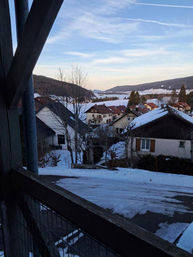 Gîte pour 3 personnes, avec vue sur le lac ainsi que balcon et vue dans Lac des Rousses