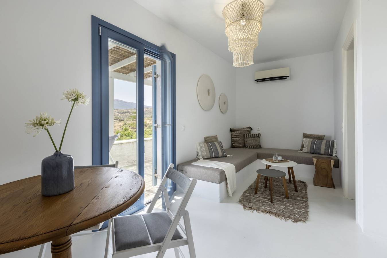 The White Villa in Andros
