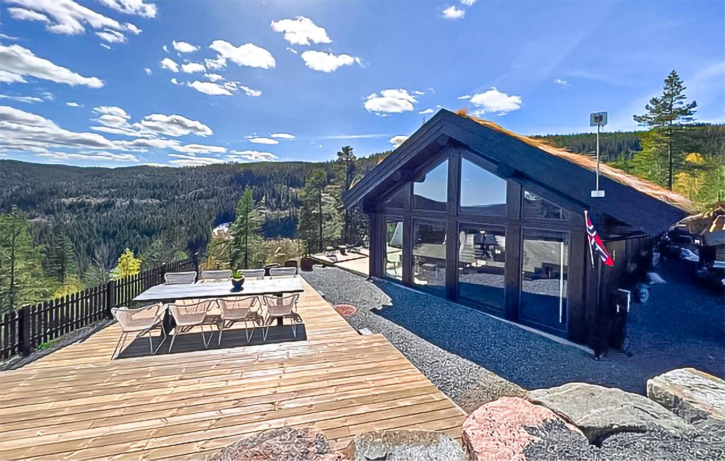Ferienhaus für 13 Personen mit Terrasse in Kongsberg