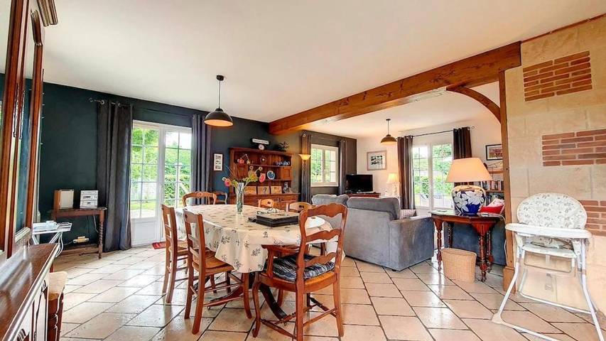 Location de vacances pour 8 personnes, avec vue et jardin, animaux acceptés à Mandeville-en-Bessin - 4