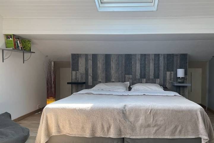 À 10 min à Pied de la Plage, Charmante Maison Avec Jardin Arboré in Saint-Nazaire, Côte d'Amour