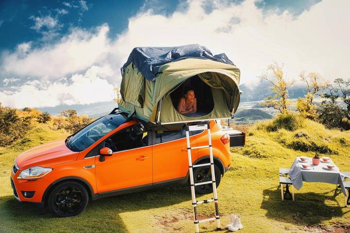Tente pour 4 personnes, avec jardin sur l' Île de la Réunion - 4