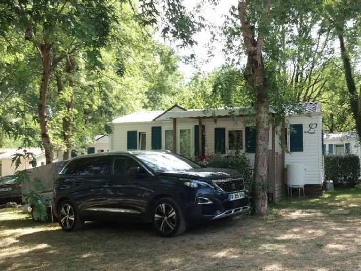 Domaine du Lac de Néguenou - Mobilheim 6 personen - Mobilheim Trio - 3 Zimmer, 45,5m² inkl. Terrasse 1/6 Pers. in Prayssas, Quercy