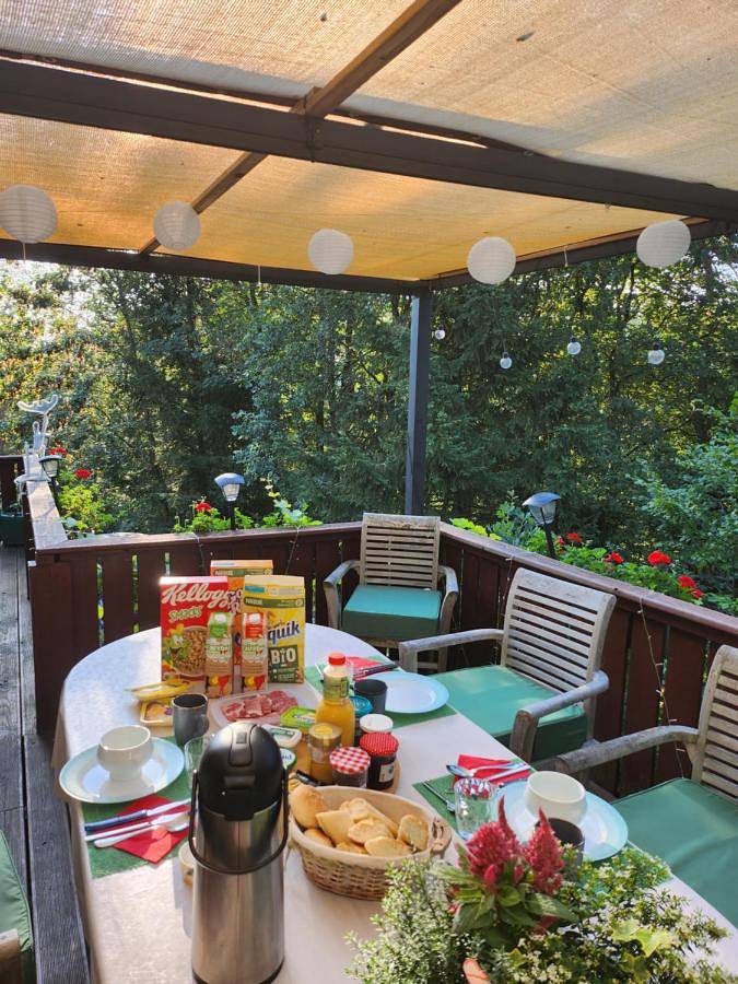 Double Room with Pool View in Somme-Leuze, Région de Namur