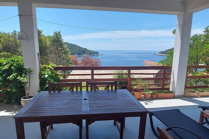 Ferienhaus für 6 Personen, mit Terrasse und Garten in Mljet