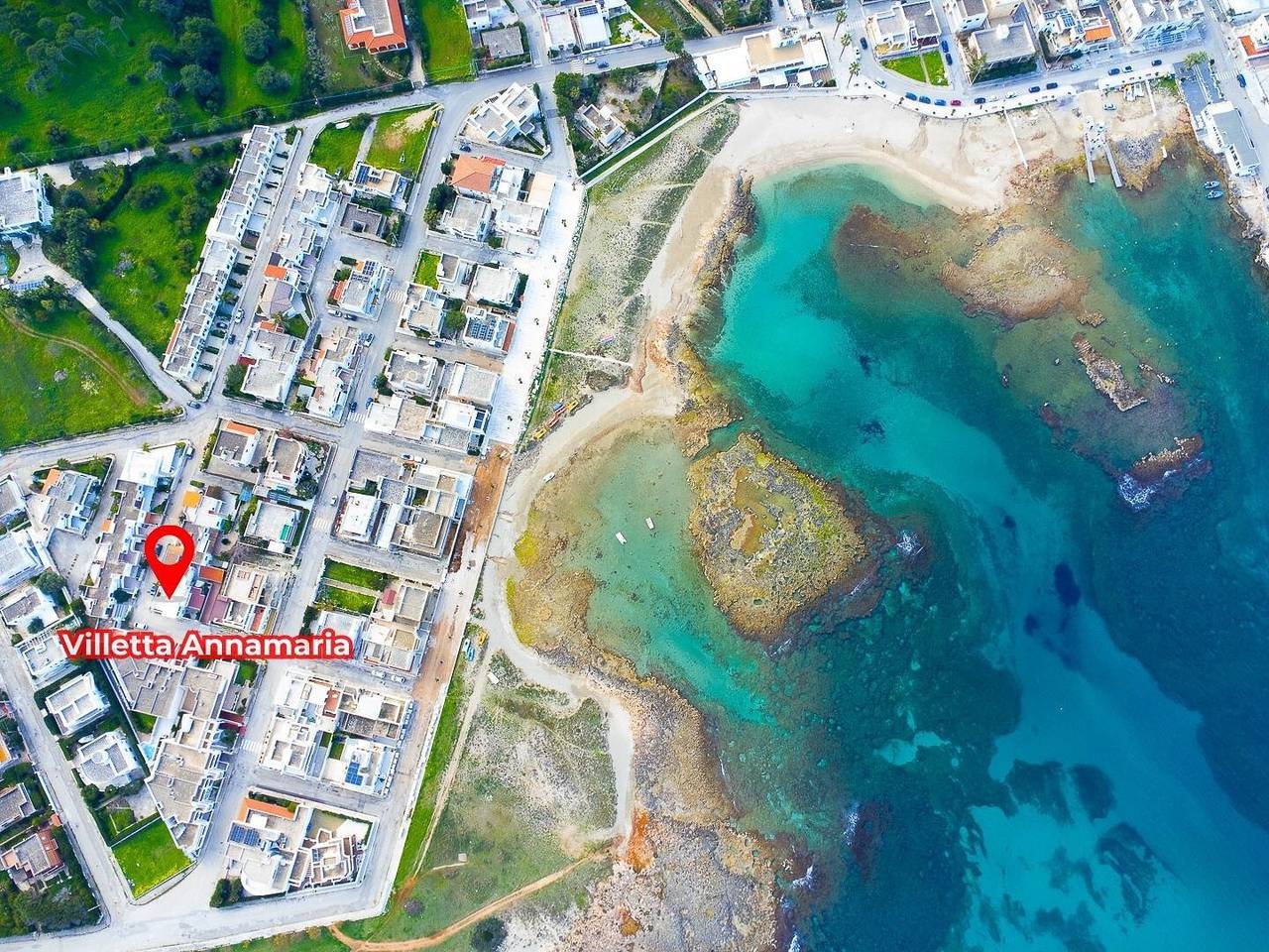 Villetta Annamaria 50 metri spiaggia + parcheggio in Torre Santa Sabina, Salento