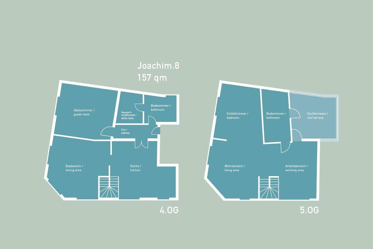 Geheel appartement, Duplex Apartment in Mitte Berlin, Berlijn