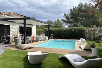Villa pour 8 personnes, avec jardin, animaux acceptés à Bandol