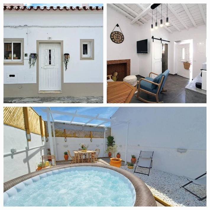Ferienhaus für 4 Personen, mit Whirlpool und Terrasse sowie Garten in Portugal