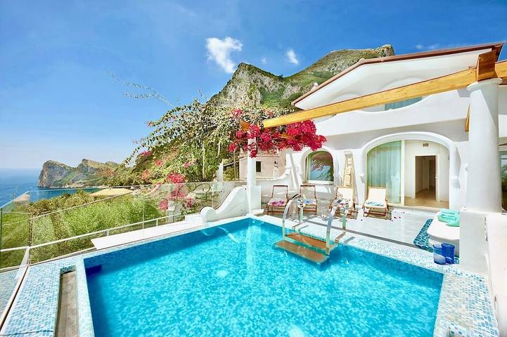 Villa per 10 persone, con piscina in Nerano