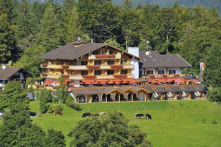 Hotel für 2 Personen, mit Terrasse und Sauna im Mittenwald