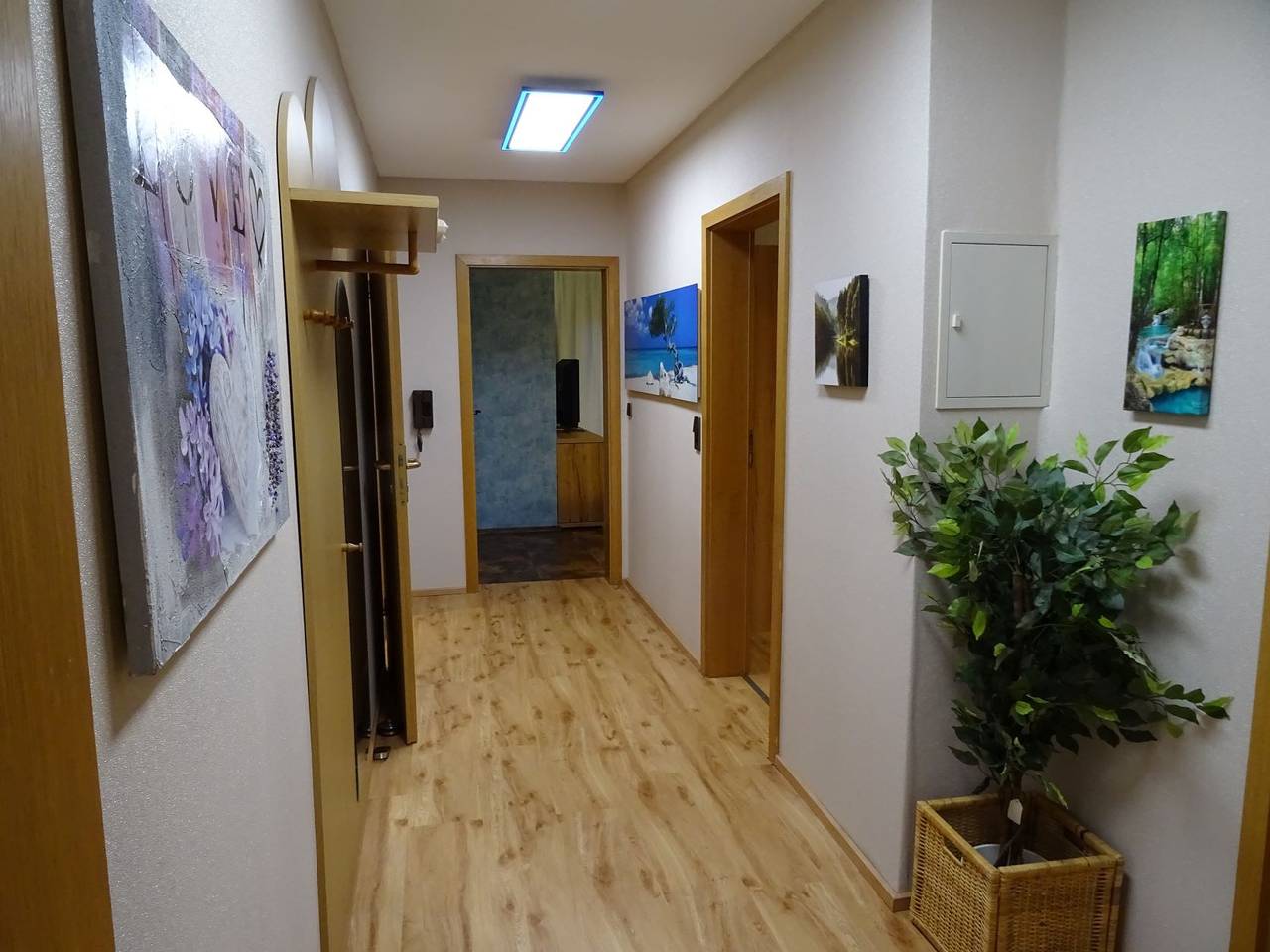 Ganze Wohnung, Ferienwohnung 'Mühlengrün' mit Bergblick, Balkon und Wi-Fi in Oberwolfach, Kinzigtal