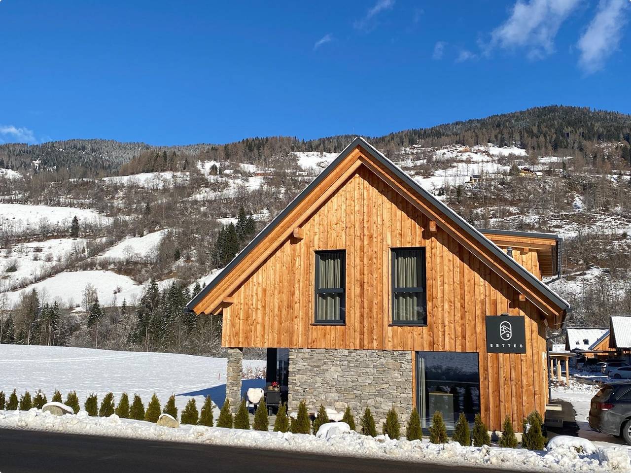 Geräumiges Chalet mit Blick auf die Skipiste in St. Georgen ob Murau, Sankt Georgen am Kreischberg