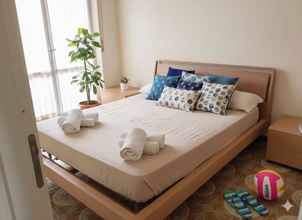 Appartement entier, Apartment at the beach with A/C and parking | Ap33 in San Bartolomeo al Mare (City), San Bartolomeo al Mare