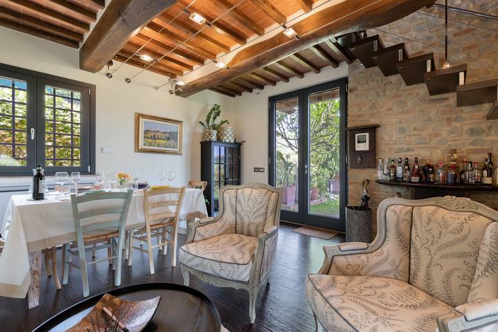 Villa 'Virgilio Colline Del Chianti' with Mountain View, Wi-Fi and Air Conditioning in Tavarnelle Val di Pesa, Barberino Tavarnelle