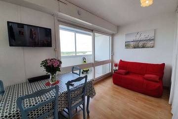 Gîte pour 4 personnes, avec balcon dans Plage des Mouettes
