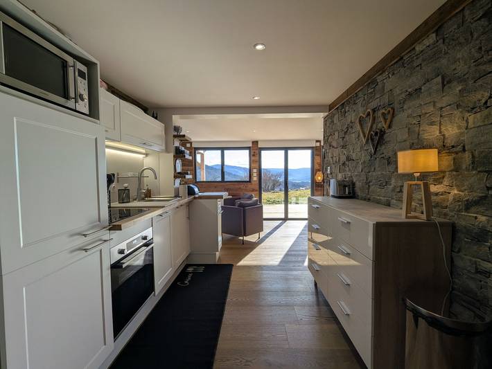 Gîte pour 4 personnes, avec Terrasse ainsi que Jardin et Vue à Cleurie
