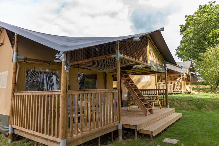 Glamping voor 8 personen in de Ardennen