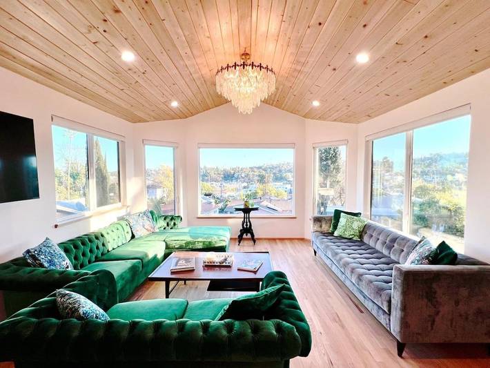 Bungalow für 5 Personen, mit Ausblick und Garten in Los Angeles