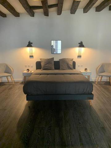 Cottage pour 6 personnes, avec terrasse et vue à Lunay